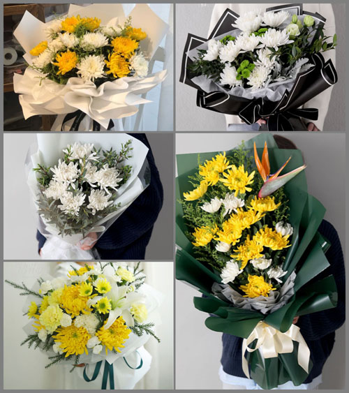 广东东莞市东坑镇寮边头村白事花束代送
